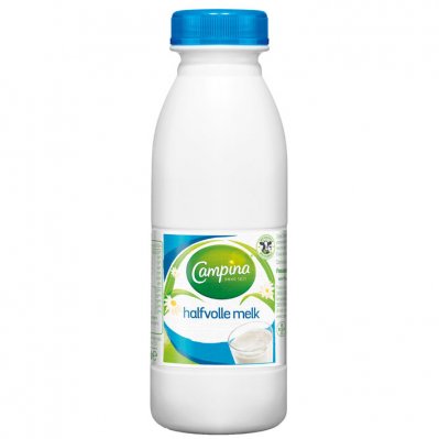 Halfvolle melk Campina PET 50cl (24)