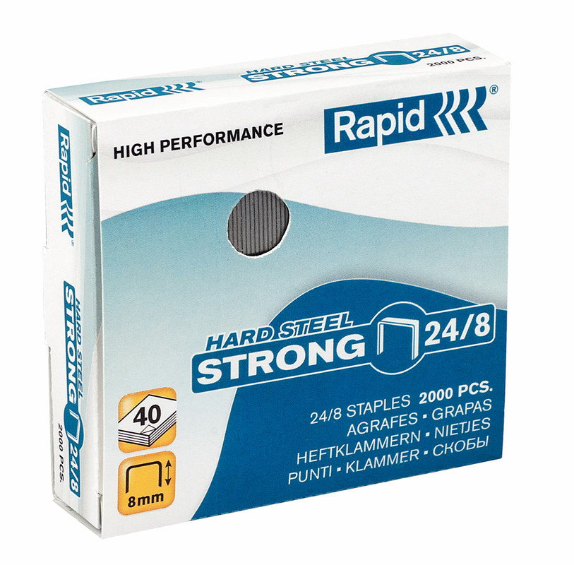 Nietjes Rapid High Performance Strong 24/8 gegalvaniseerd (2000) (248592)