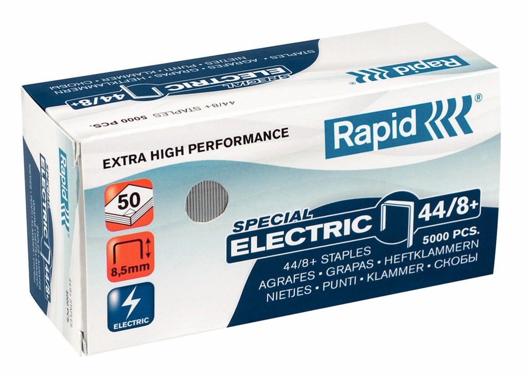 Nietjes Rapid Electric Super Strong 44/8+ gegalvaniseerd (5000)