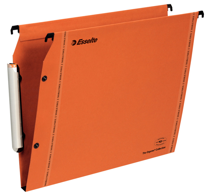 Hangmap Esselte Orgarex VisioPlus karton A4 330mm 15mm bodem kast oranje (25)