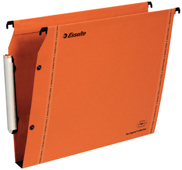 Hangmap Esselte Orgarex VisioPlus karton A4 330mm 30mm bodem kast oranje (25)