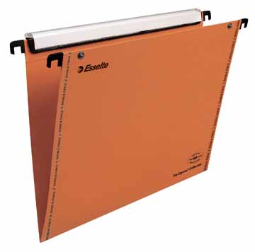 Hangmap Esselte Orgarex VisioPlus karton A4 330mm V-bodem lade oranje (25)