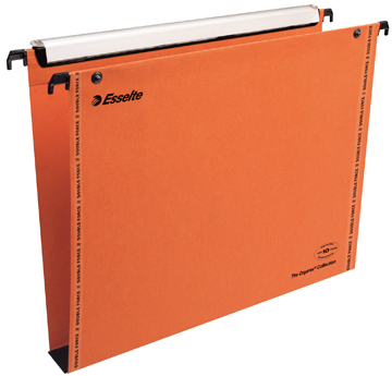 Hangmap Esselte Orgarex VisioPlus karton A4 330mm 30mm bodem lade oranje (25)