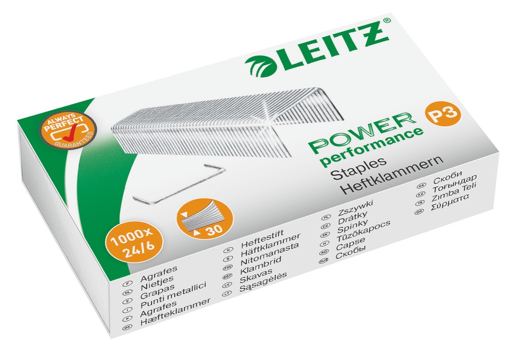 Nietjes Leitz Power Performance P3 24/6 verzinkt (1000)