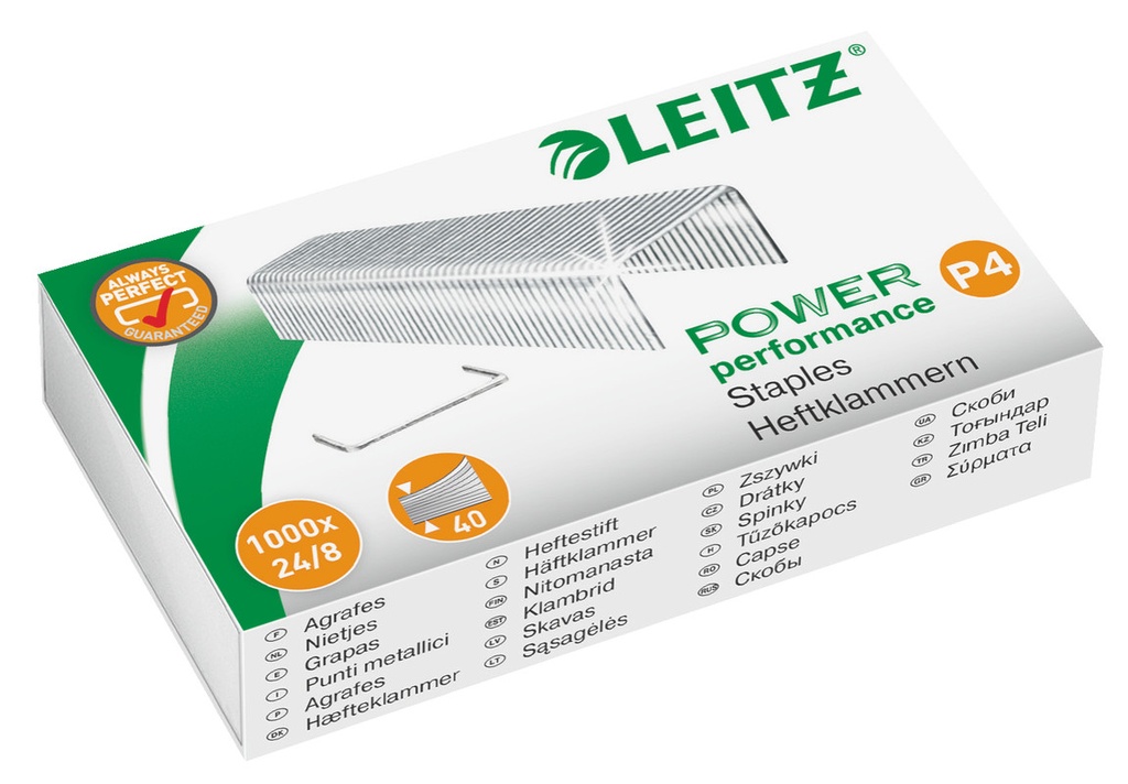 Nietjes Leitz Power Performance P4 24/8 verzinkt (1000)