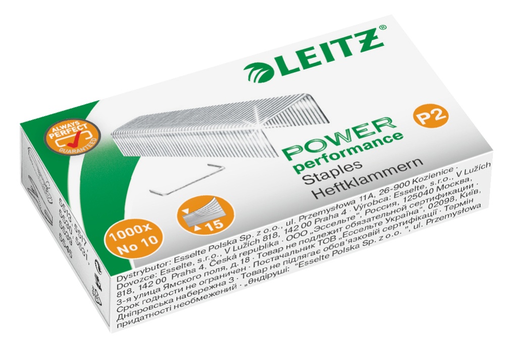 Nietjes Leitz Power Performance P2 No.10 verzinkt (1000)