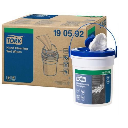 Reinigingsdoek Tork Hand Cleaning Wet Wipe W14 1-laags 58vel (4)