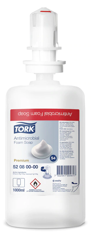 Schuimzeep Tork Antimicrobial Foam S4 1l (6)