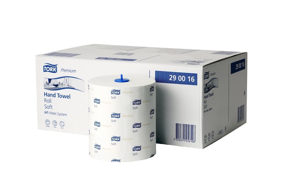 Handdoekrol Tork Premium Soft H1 2-laags 100m (6) - FSC mix credit