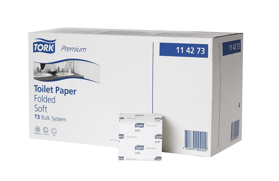 Toiletpapier Tork Premium Soft Folded T3 2-laags 252vel (30)