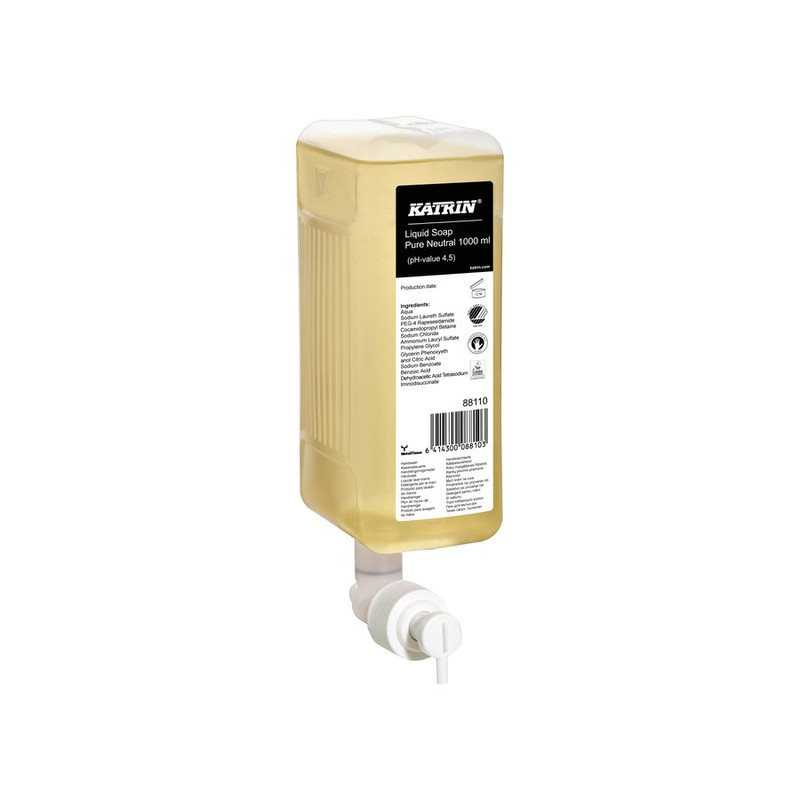 Zeep Katrin vloeibaar natural 1l voor dispenser 90229 (6)