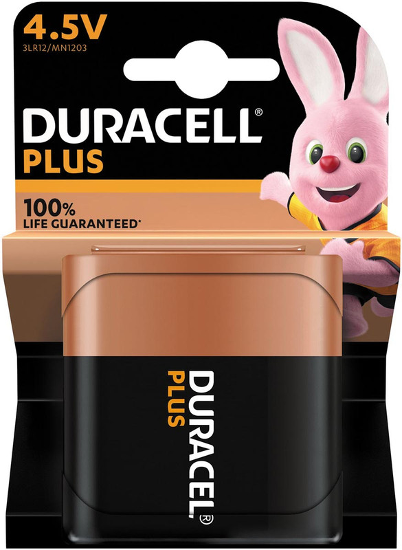 Batterij Duracell Plus 100% 4,5V