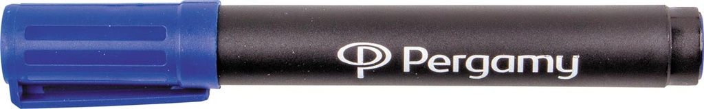 Permanente marker Pergamy ronde punt 1-3mm blauw