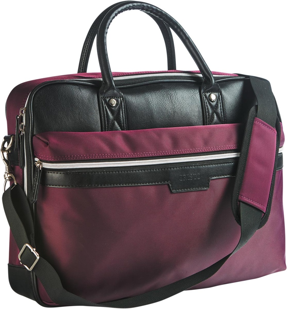 Laptoptas Cristo Urban business 15inch bordeaux