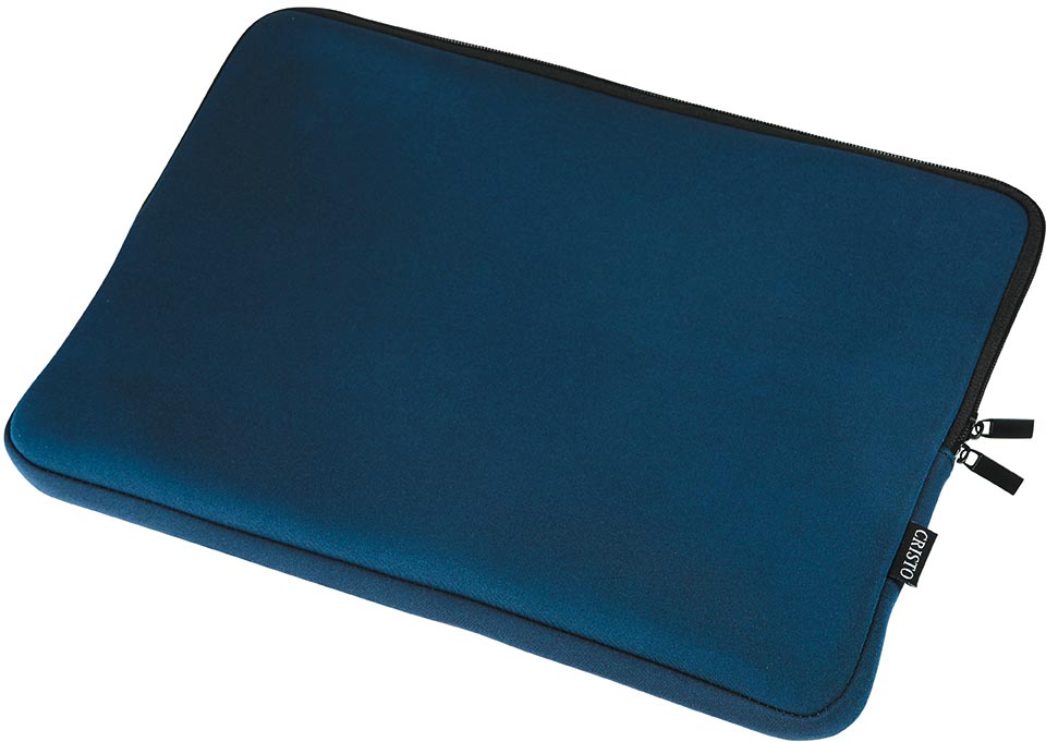 Laptophoes Cristo Business sleeve 15,5inch blauw