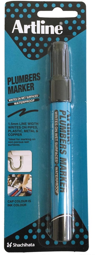 Marker Artline Plumbers 1,5mm Zwart