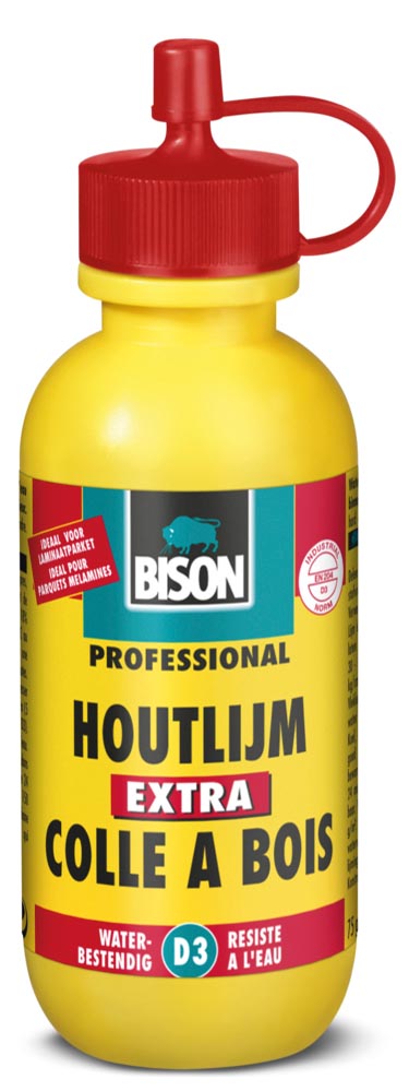 Houtlijm Bison Extra flacon 75ml Wit