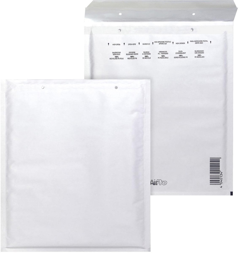 Luchtkussenenveloppes Bong Airpro 220 x 265 mm wit m/s (100)