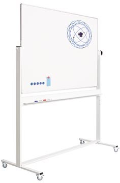 Whiteboard Smit Visual magnetisch/kantelbaar 120 x 150 cm emaille/aluminium