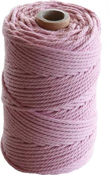 Macrametouw Twine thick 70 m lichtroze