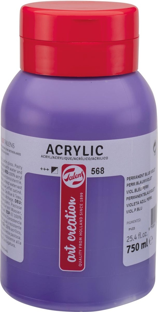 Avrylverf flacon Tales Art 750 ml permanentblauwviolet