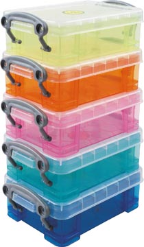 Opbergdoos Really Useful Boxes 5 x 0,2 l assorti (5)