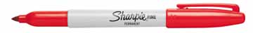 Permanent marker Sharpie fijne ronde punt 1mm rood