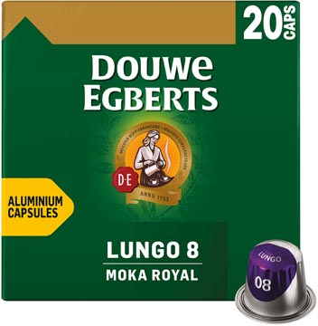 Koffiecapsules Douwe Egberts Lungo Moka (20)