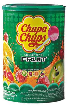 Lollies Chupa Chups Fruit Tube (100)