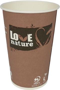 Drinkbeker Love Nature karton 180ml (80)