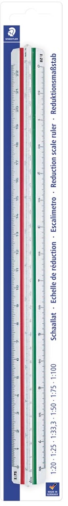 Schaallat verdeling 2 Staedtler Mars 561