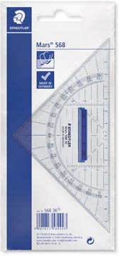 Geodriehoek met afneembaar handvat Staedtler 16 cm