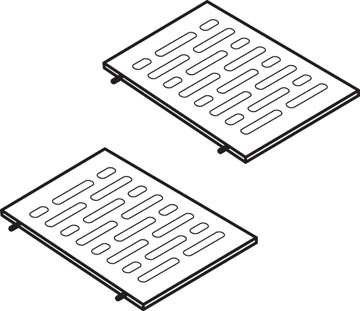 Legbordverdeler Bisley horizontaal kunststof (6)