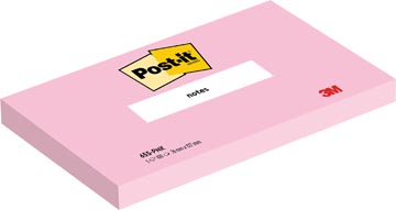 Memoblok Post-it Notes 76 x 127 mm 100 vel Flamingo Pink