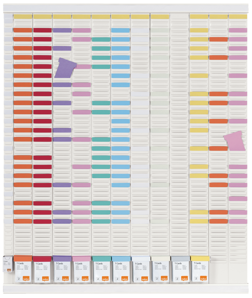 Nobo T-kaarten planner met 13 panelen