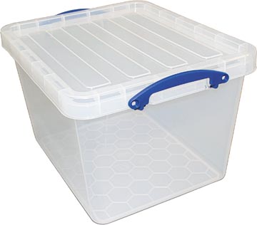 Opbergdoos Really Useful Box 40l Nestbaar Transprant