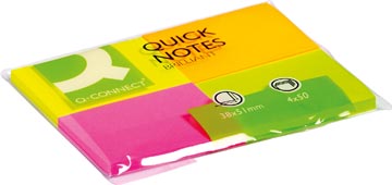 Quick Notes Q-Connect 38 x 51 mm 50 vel Neonkleuren (4)