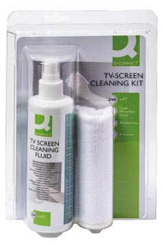 Reinigingsspray voor scherm en toetsenbord Q-Connect 250 ml