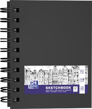 Schetsboek Oxford A6 80 blz 100 gr/m² Zwart