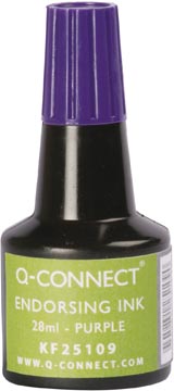 Stempelinkt Q-Connect 28ml Violet