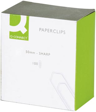 Papierklemmen Q-Connect 50 mm (100)