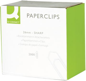 Papierklemmen Q-Connect 26 mm (2000)