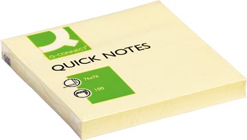 Quick Notes Q-Connect 76 x 76 mm 100 vel Geel