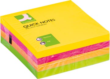 Quick Notes Q-Connect 76 x 76 mm 320 vel Assorti