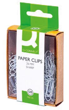 Papierklemmen Q-Connect 26 mm (125)