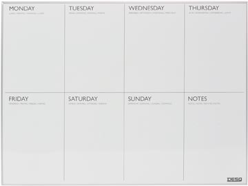 Desq Magnetische weekplanner Ft 45x60 cm