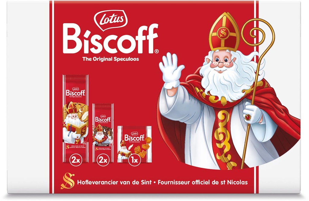 Speculaaskoekjes Lotus sinterklaasdoosje 180g (5)