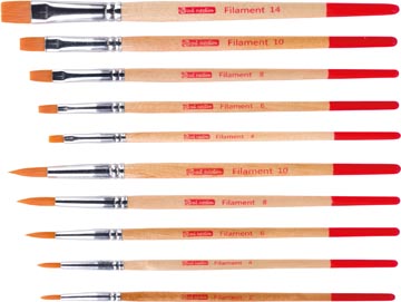 Talens Art Creaction aquarelpenselen polyester assorti (10)