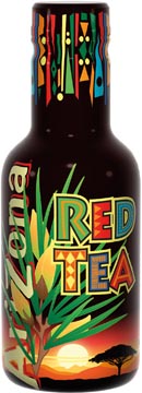 Arizona ijsthee Rooibos Red tea, flesje 500ml (6)