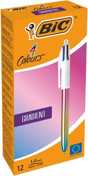 Balpen Bic 4 Colours Gradient medium